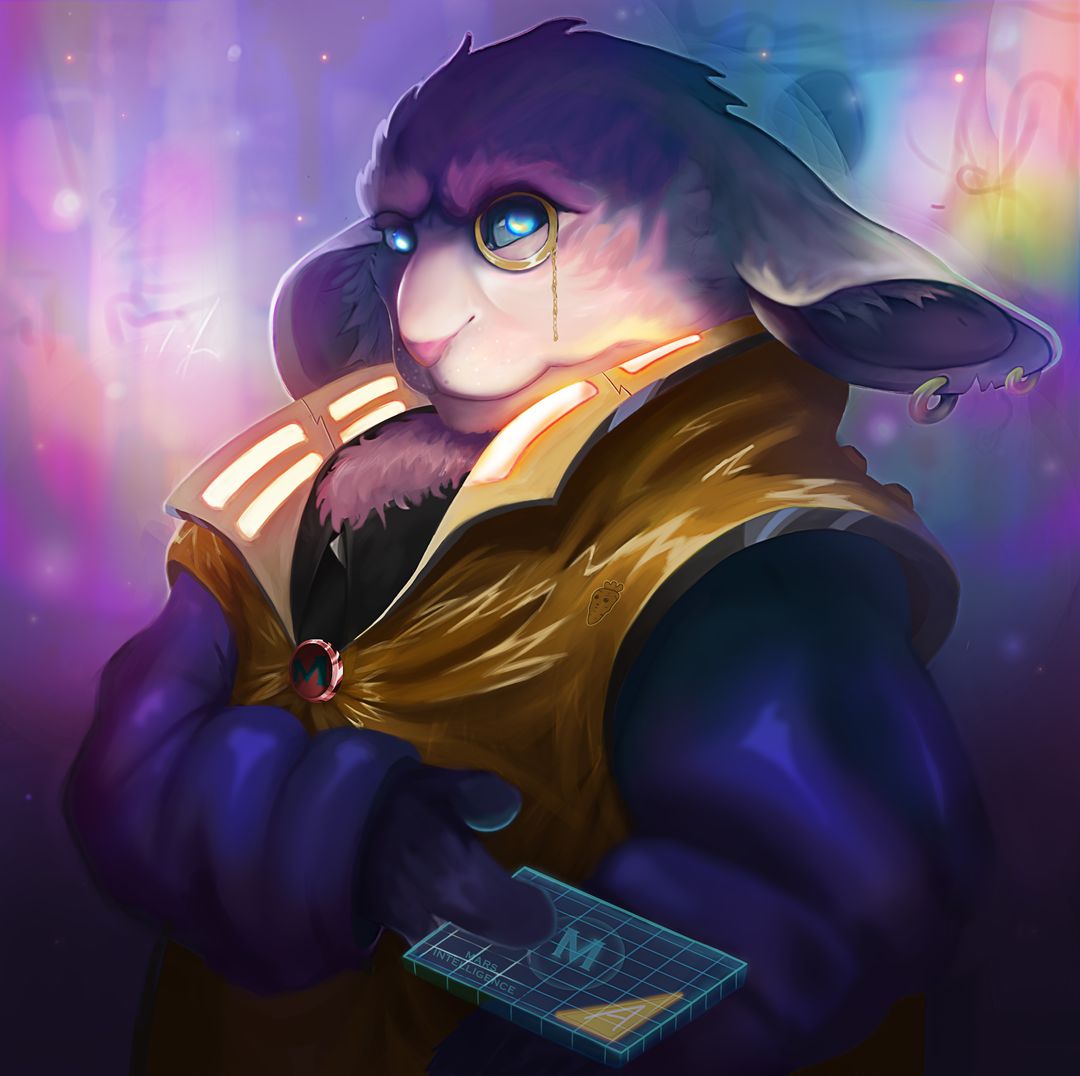 Sci-fi Bunny promo art