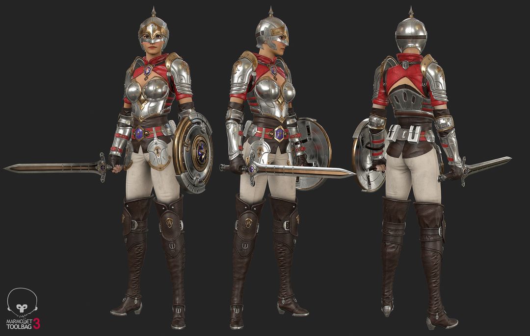 The Warrior - real time character