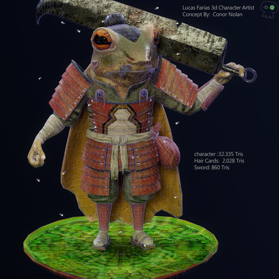 Samuarai Frog