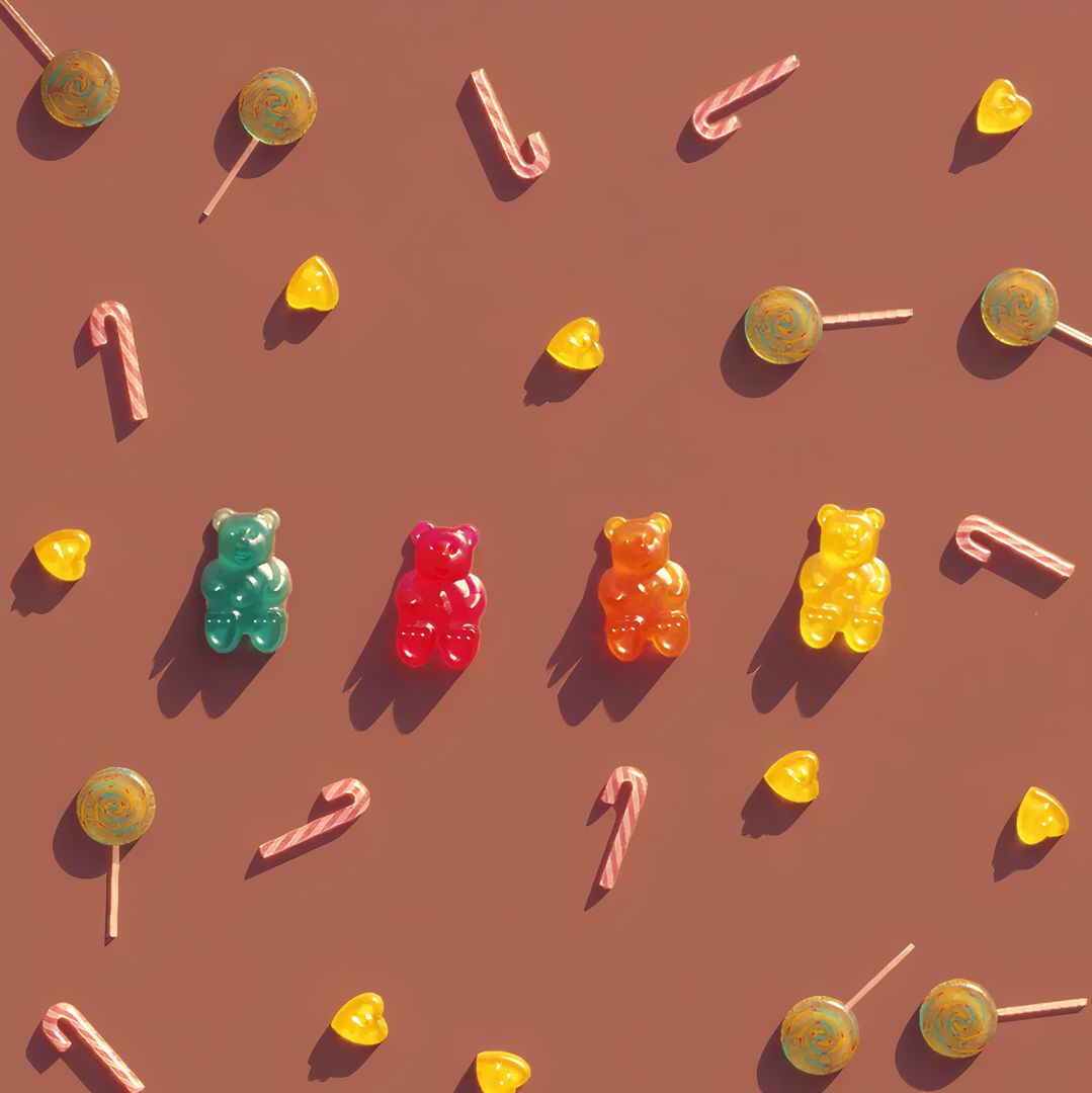 Gummy bears Made in Substance Designer (Nodevember 2020)