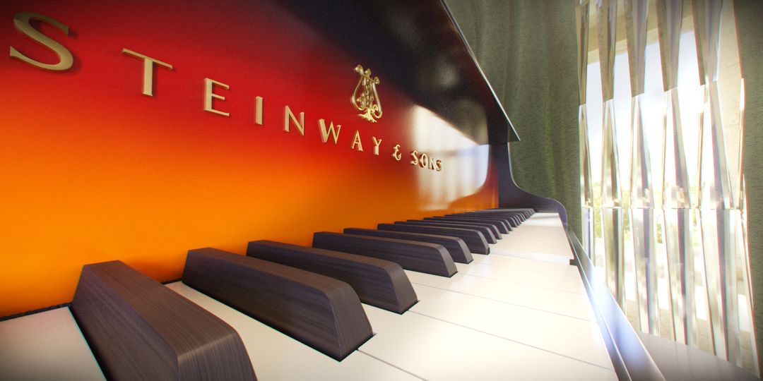 Piano Steinway & Sons Sunburst (Personal project)