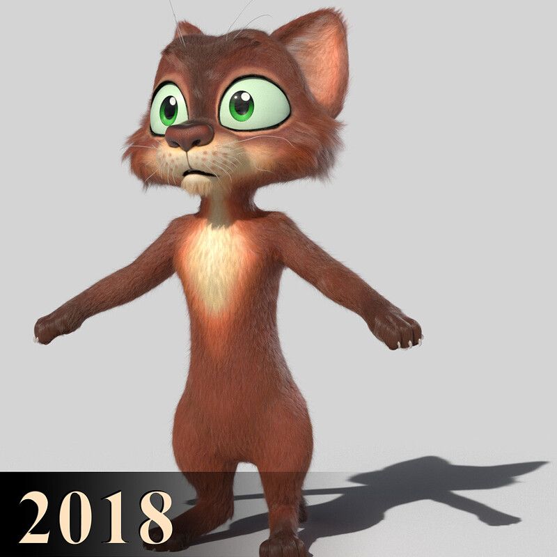 Grooming/Lookdev for Cat (2018 - Shoguns Studios)