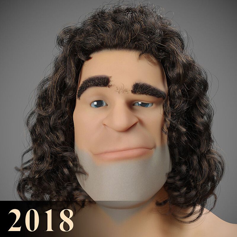 Hair grooming/Lookdev for Joseph(2018) - Ornatrix