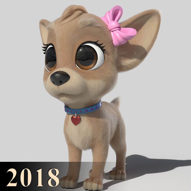 Grooming/Lookdev for Chihuahua (2018 - Shoguns Studios)