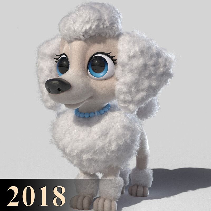 Grooming/Lookdev for Poodle (2018 - Shoguns Studios)