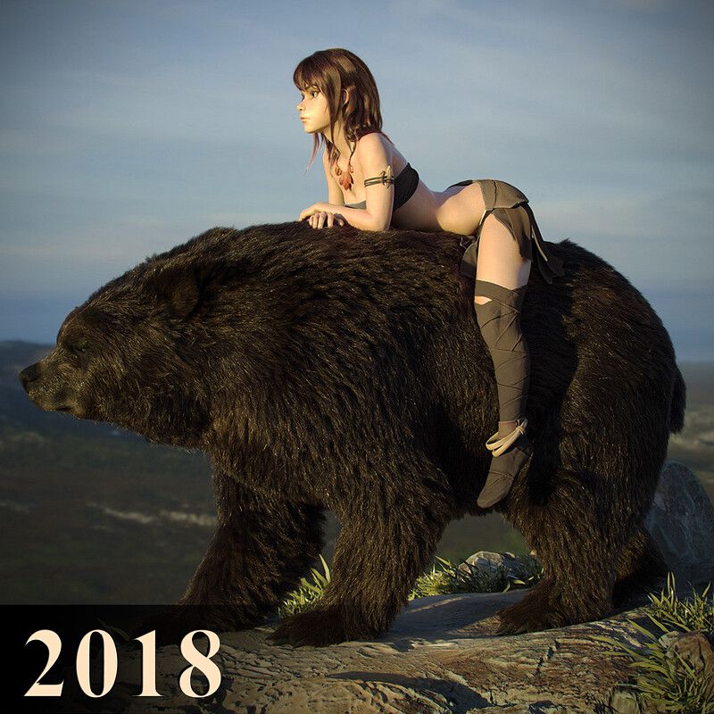 Ornatrix Grooming for Bear rider (Maria Panfilova sculpt)(2018)