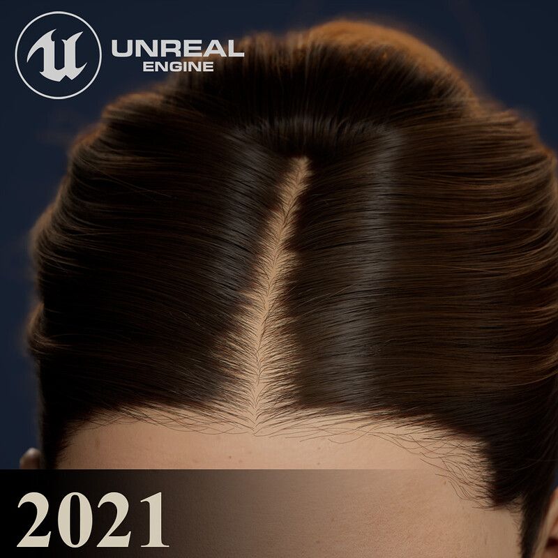 Grooming/Lookdev (realtime hair) - UE4 for REPLIKR (2021)
