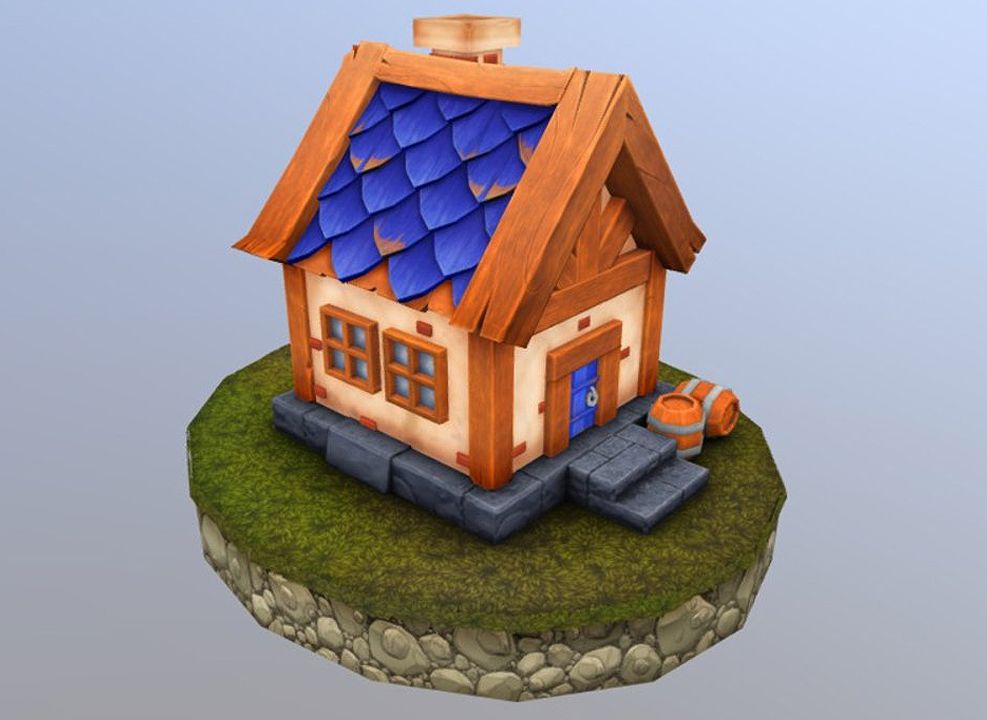 Country House (Hand Painted)