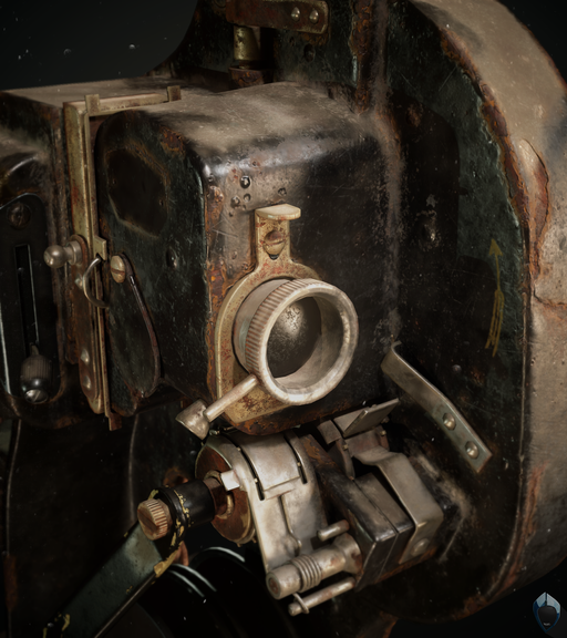 Realistic hero asset The Vintage Projector