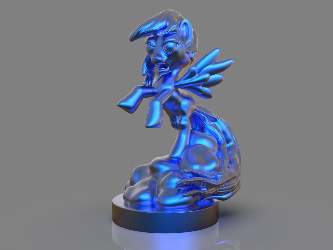 Rainbow Dash Sculpture