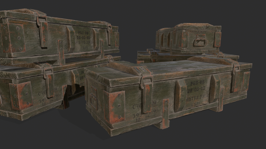 Military Wooden Container