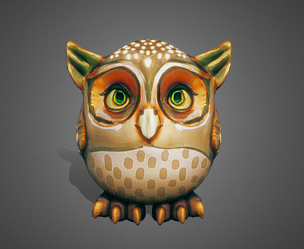 Owl 3D Model