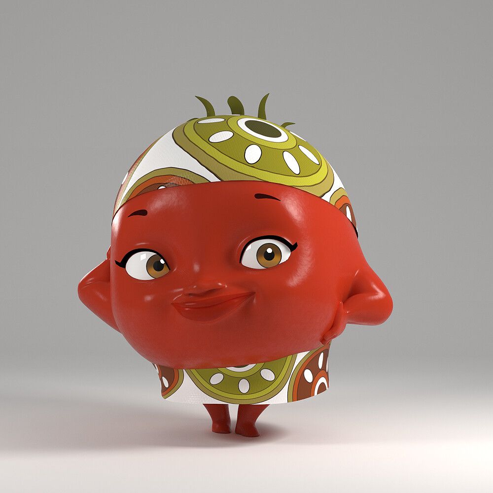 Tomato Character by Lazhar R.