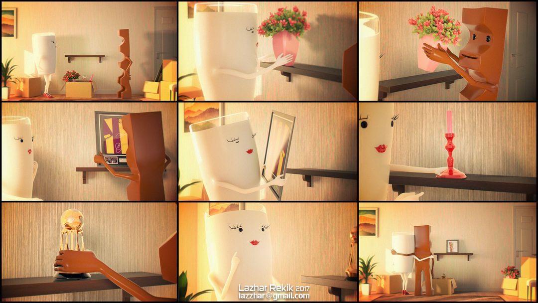 Kinder Milky and Schoki Furnishing