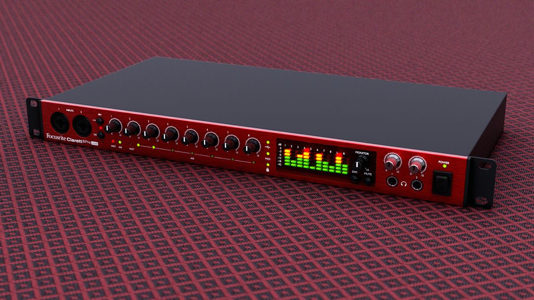 Focusrite Clarett 8 Pre - 3D Modeling & Product Viz.