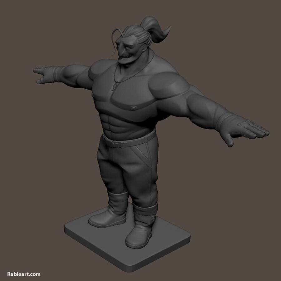 A stylized character | High Poly