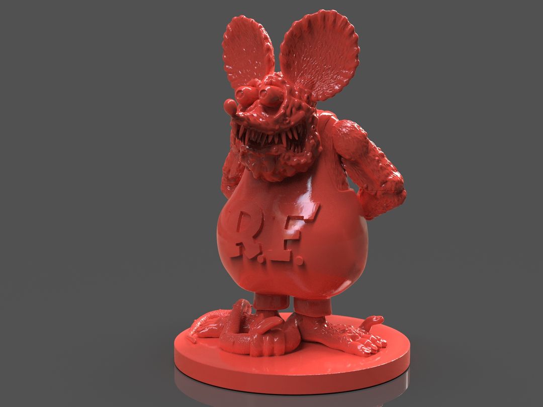 Rat Fink Sculpture