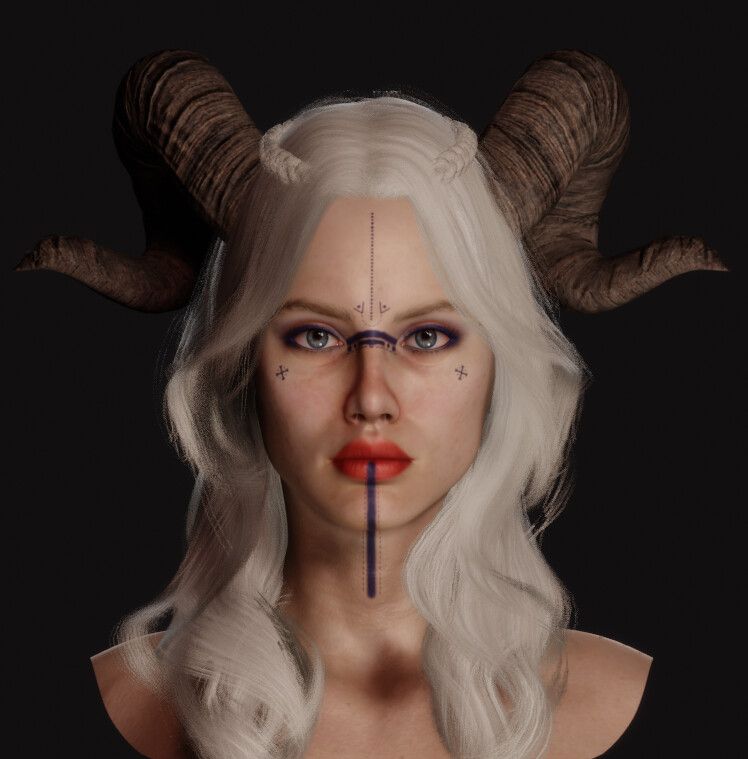 Viking Face Model
