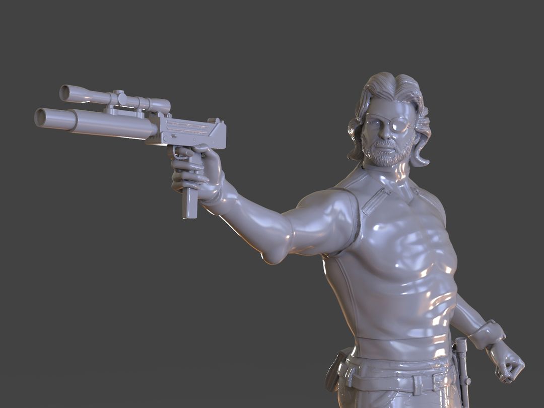 Snake Plissken Sculpture