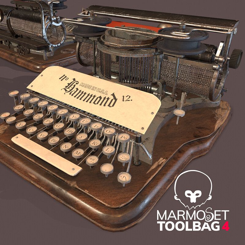 Hammond USA No.12 Antique Typewriter