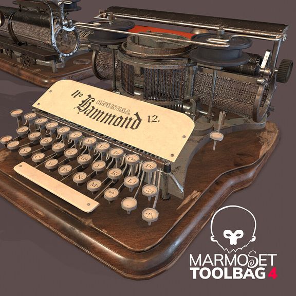 Hammond USA No.12 Antique Typewriter