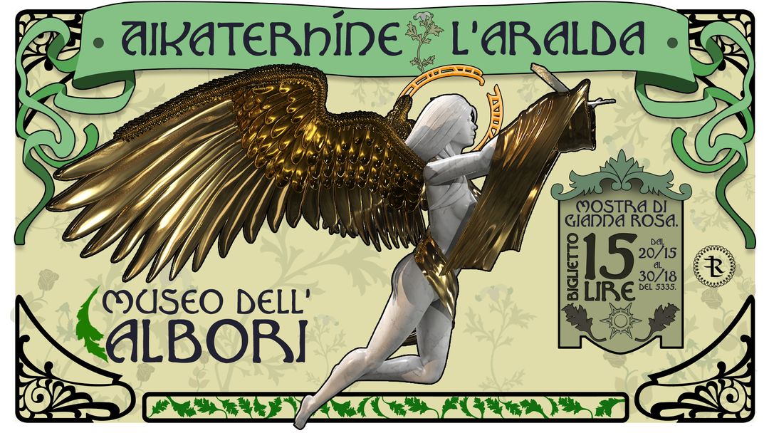 Nouveau Angel poster.