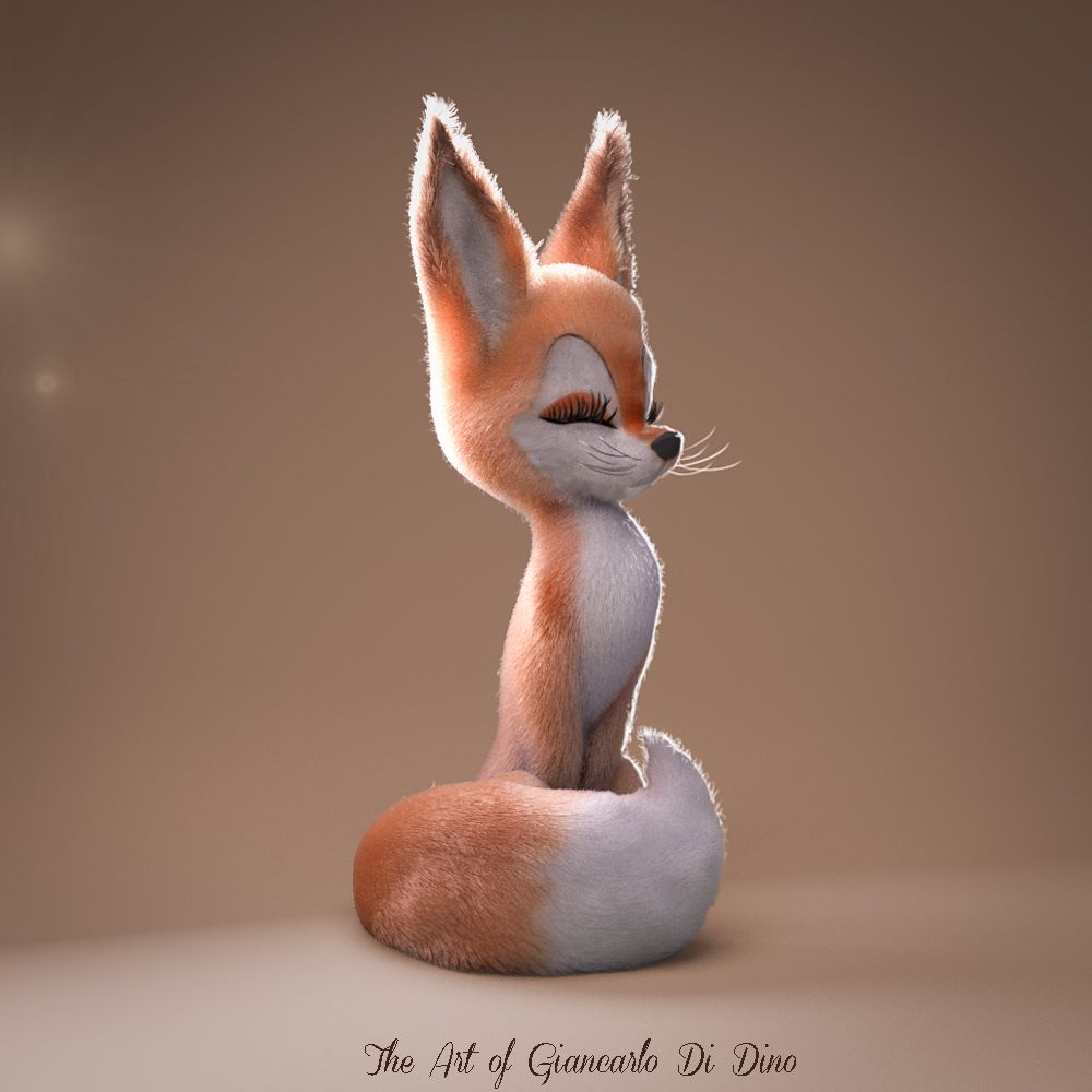 3D Cute - Fox
