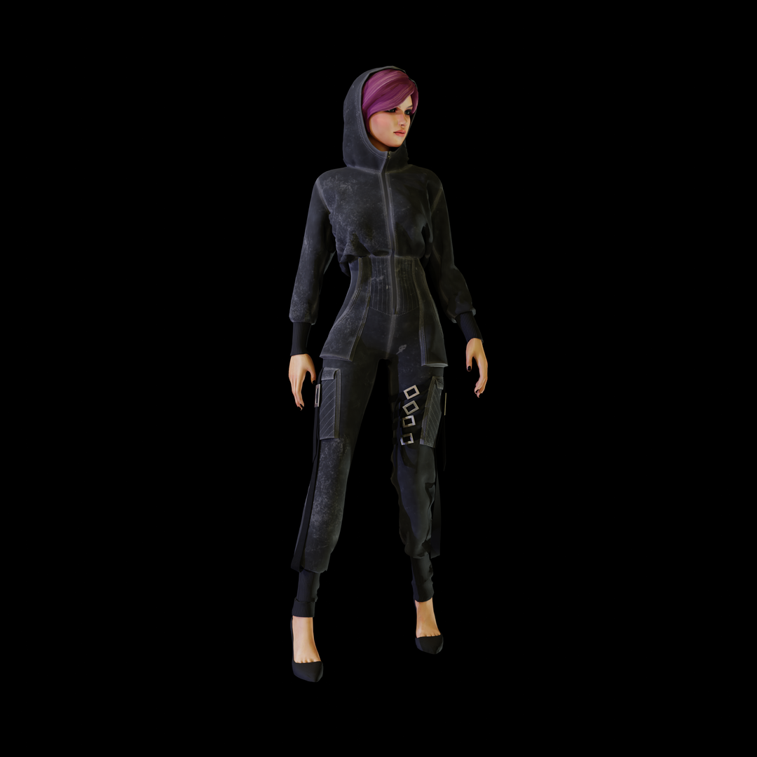 Streetwear Hooded Jumpsuit