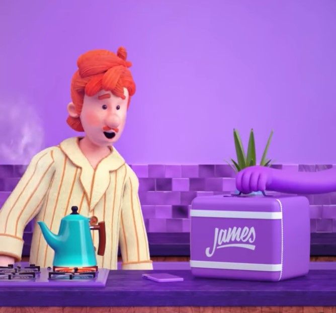 Clothing pieces for cartoon advertising