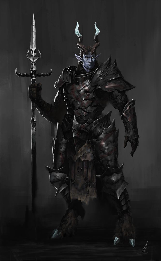 Tiefling Commissioned work