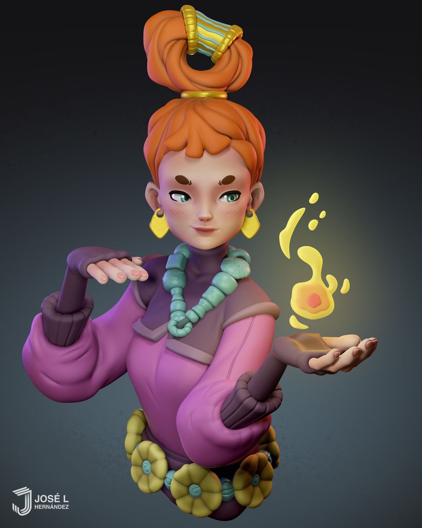 Stylized Fantasy Girl
