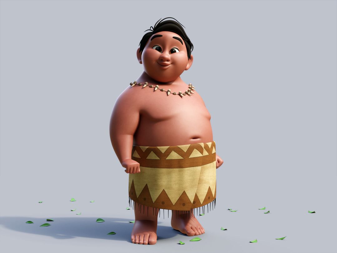 MOANA’S VILLAGE KID fanart