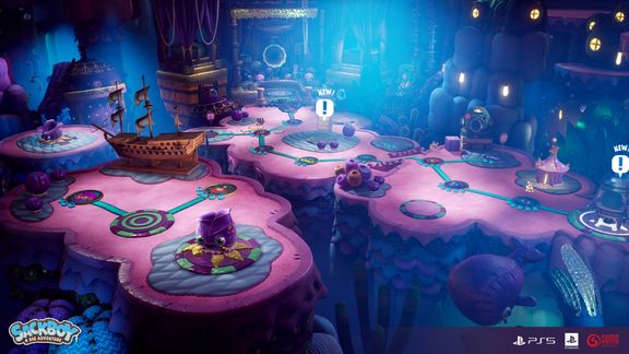 The Kingdom of Crablantis - World Map - Sackboy : A Big Adventure