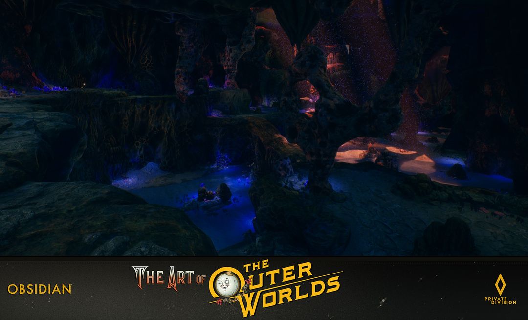 The Outer Worlds World Building Devils Peak Caverns