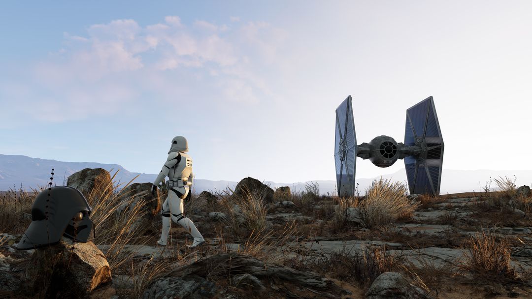 UnreaL Engine 5 Lumen StarWars