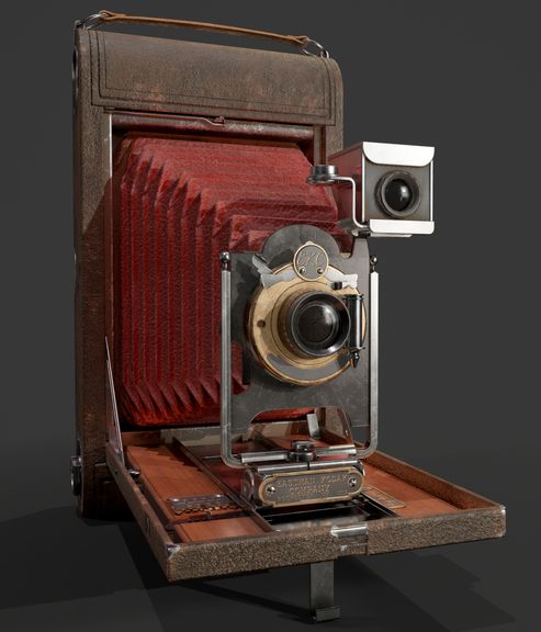 Antique Camera Hero Prop | 3D Game Prop Modelling