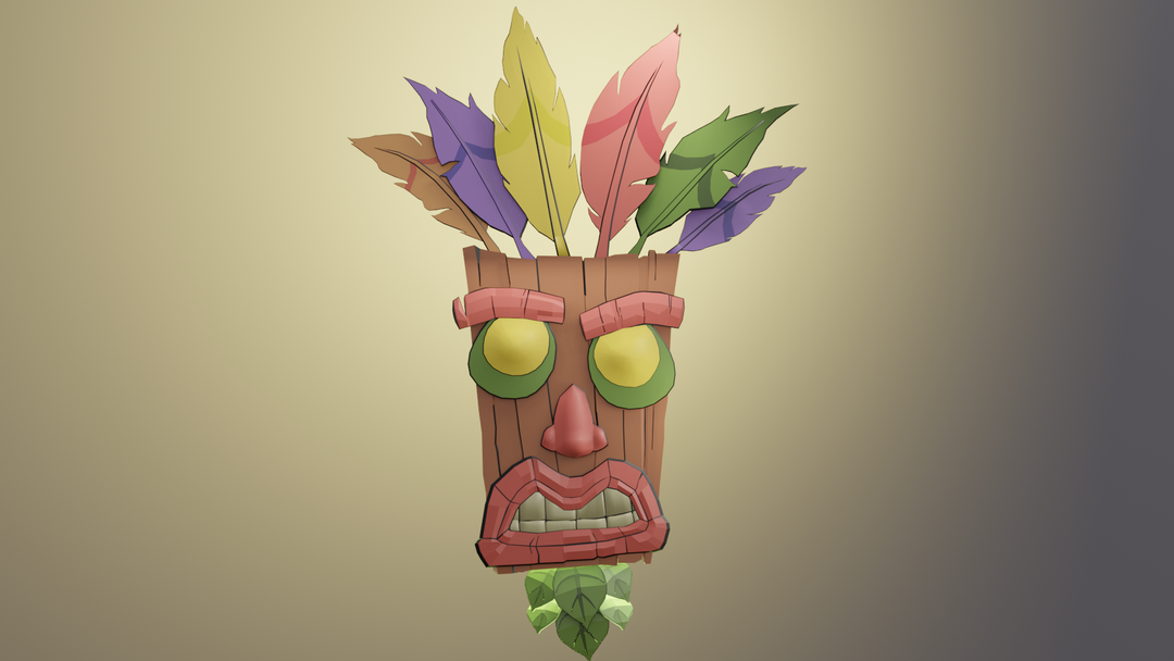 3D Model - Aku Aku