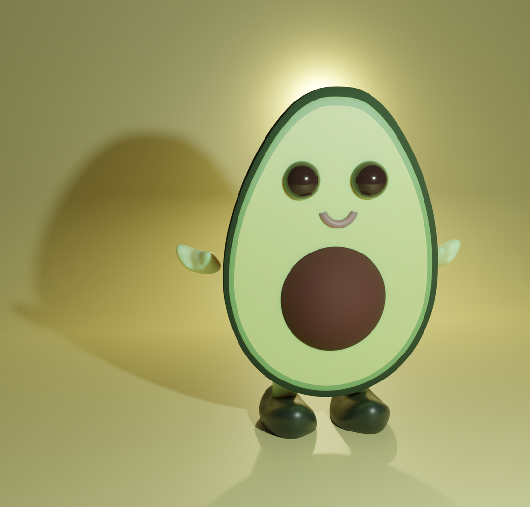 3D Avocado