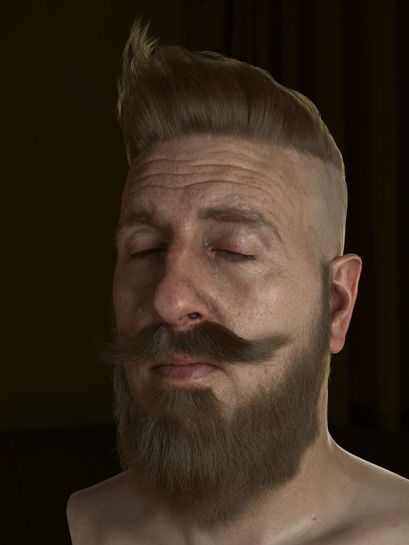 male head | Outsource Character 3D Modeling