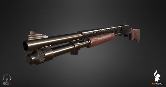 Shotgun PBR and Rendering Study
