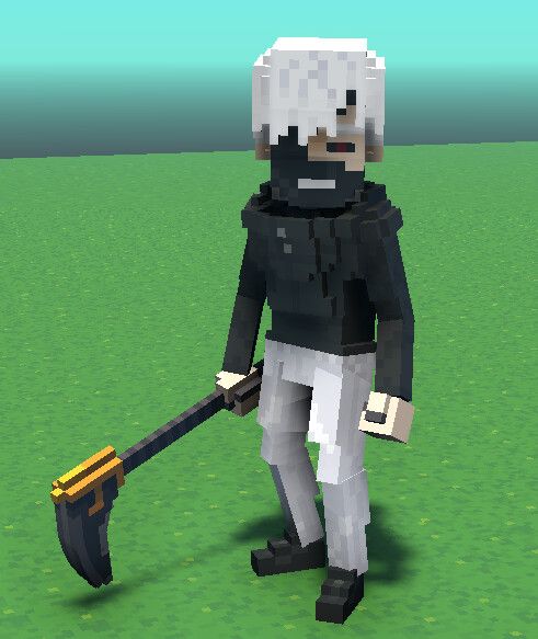 The Masked Man: Voxel Art