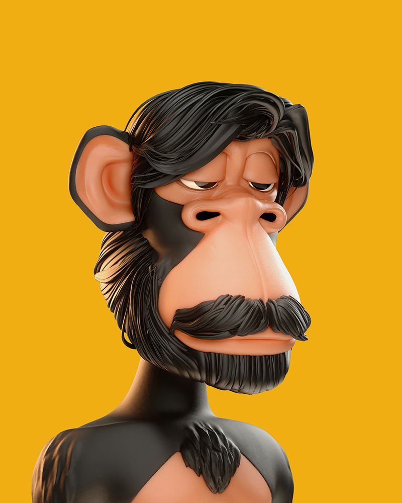 Bored Ape Yacht Club 3D Custom