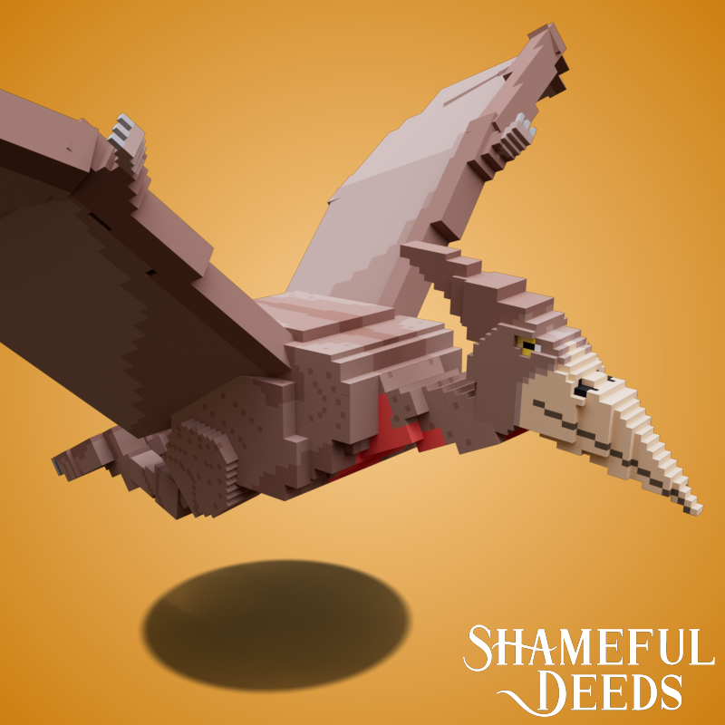 Pterodactyl: Voxel Art