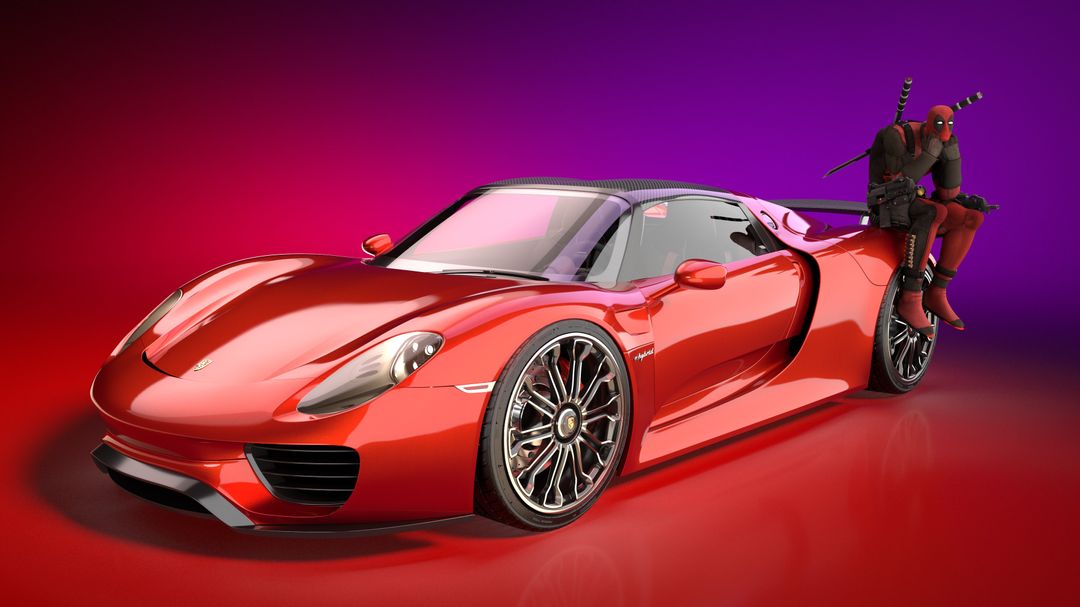 Automotive Promotional Rendering