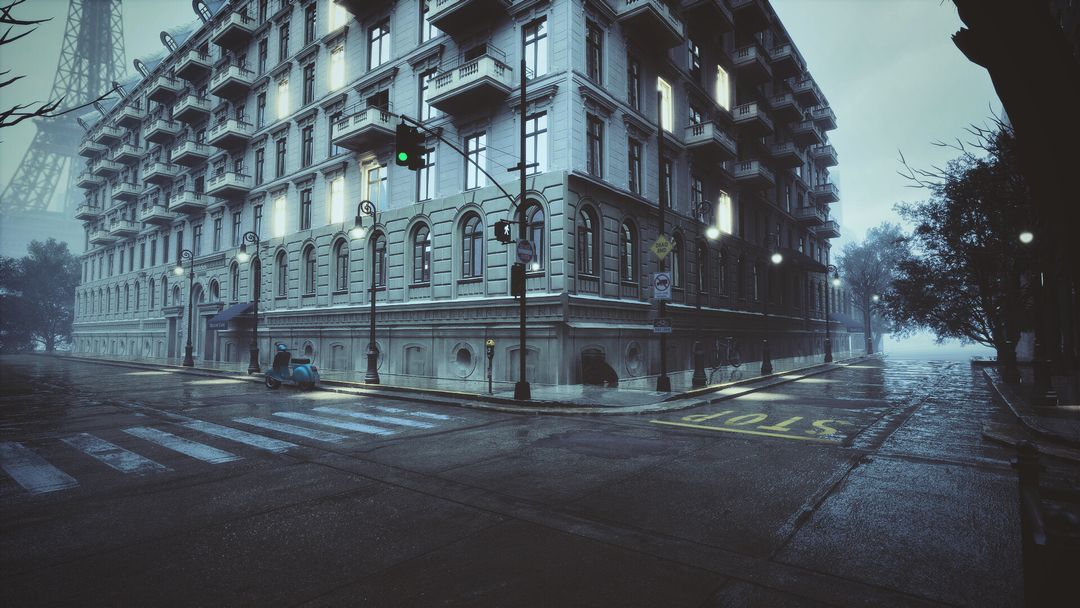 Walking around French streets