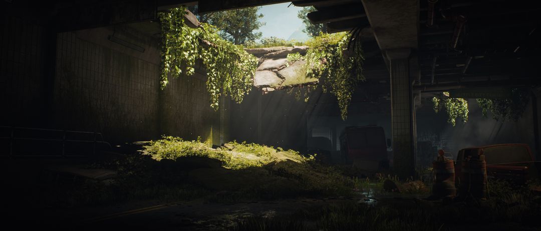 Abandoned Tunnel - Post Apocalyptic Environment [UE5]