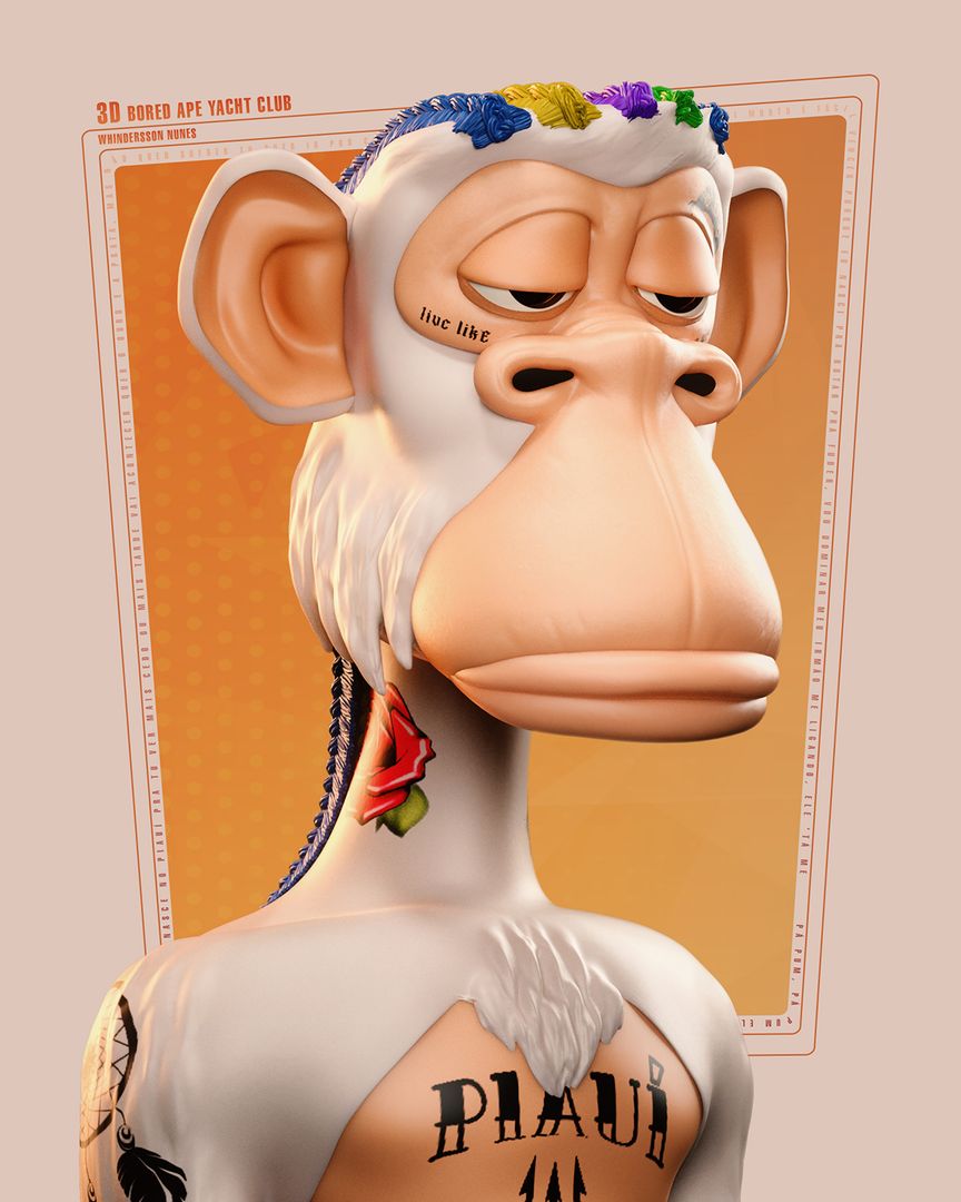 Bored Ape Yacht Club 3D Custom - Whindersson Nunes