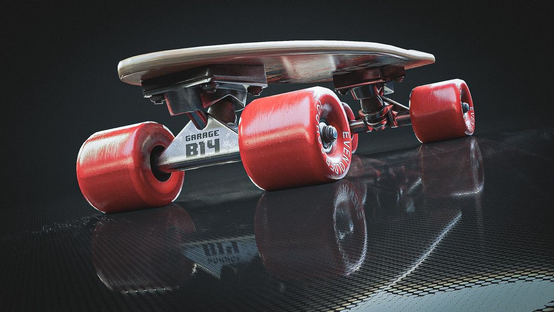 Garage B14 Skateboard Art Test