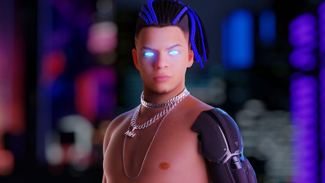 3d Cyberpunk Animation Clip - MHRAP Psicodélico