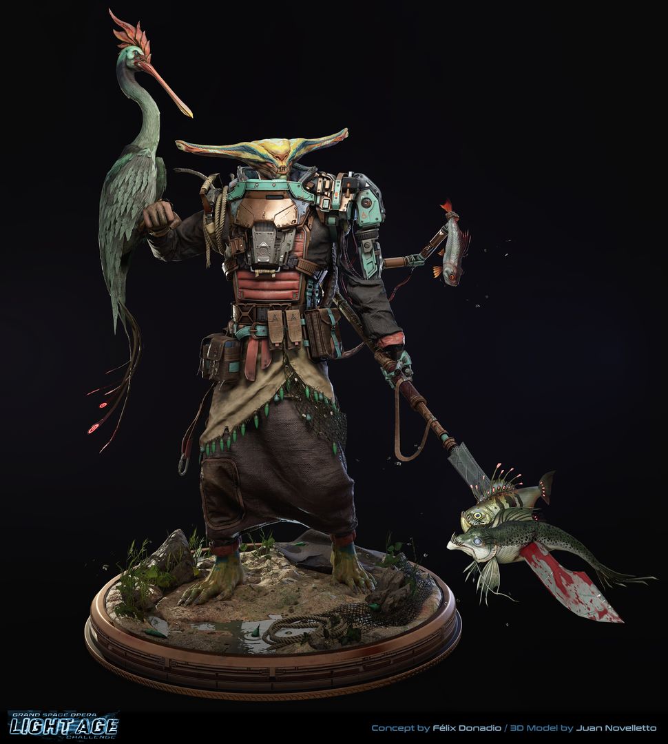 Grand Space Opera: Light Age - Kalzox, the fisher